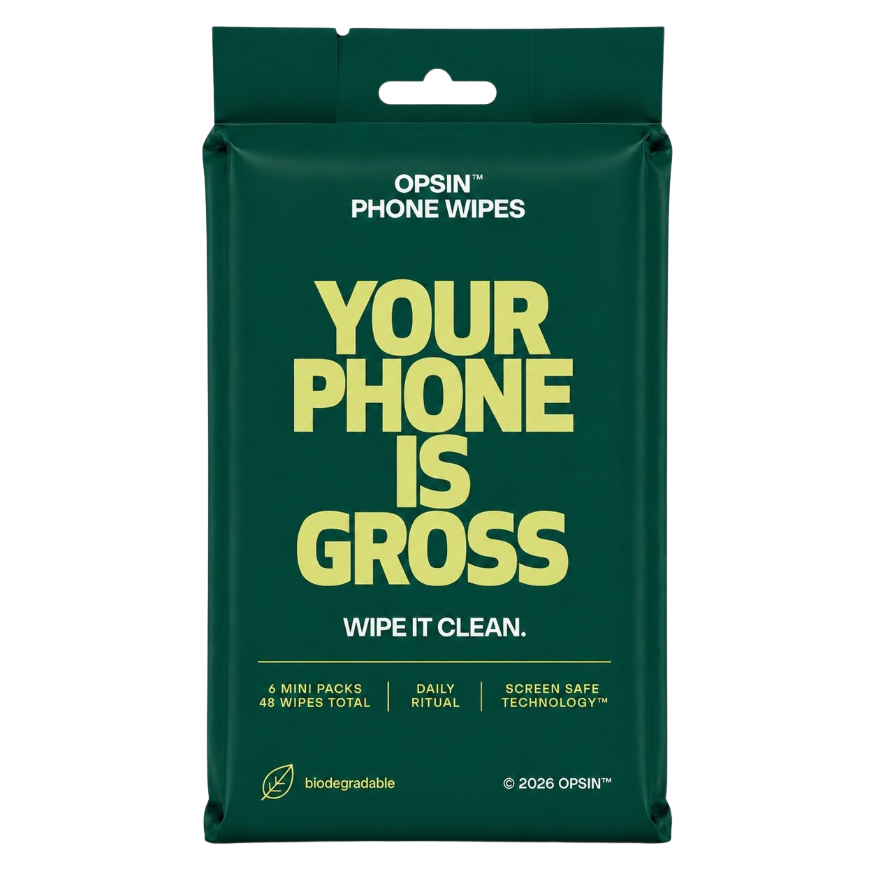 OPSIN™ Phone Wipes — Your Phone Is Gross